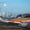 Mise en couleur, couverture urbaine de l'autoroute A6, Gentilly